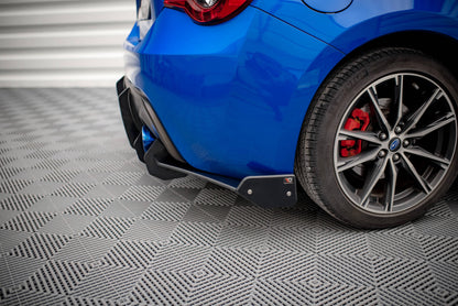 Street Pro Heck Ansatz Flaps Diffusor +Flaps für Subaru BRZ Mk1 Facelift schwarz Hochglanz