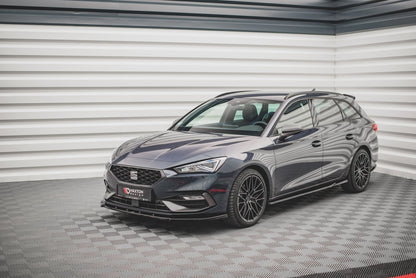 Front Ansatz V.1 für Seat Leon FR Mk4 schwarz matt