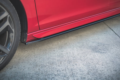 Seitenschweller Ansatz für Peugeot 308 GT Mk2 Facelift Carbon Look
