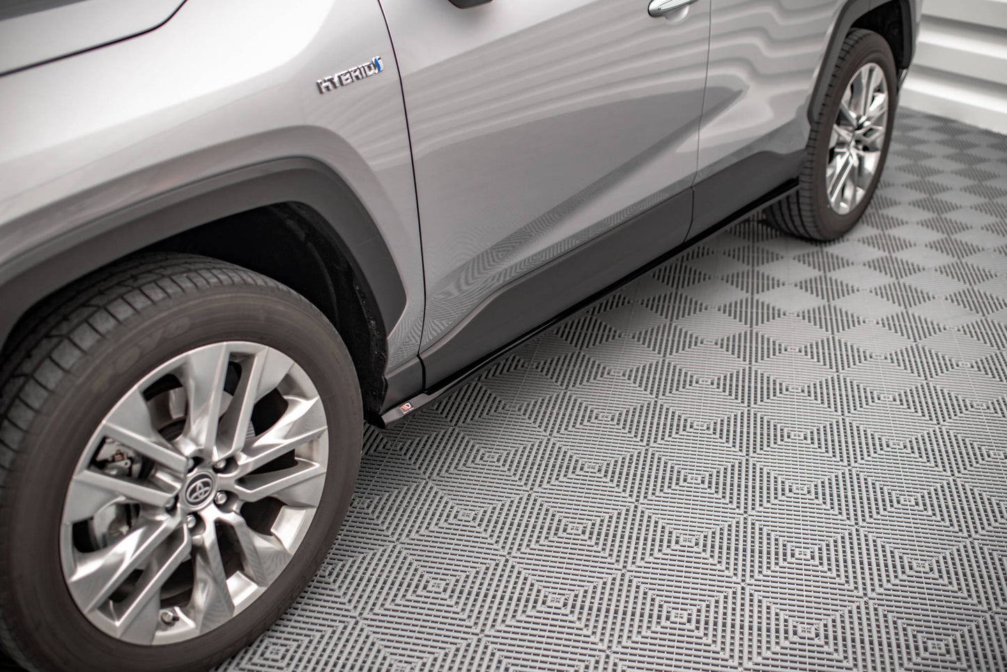 Seitenschweller Ansatz für Toyota RAV4 Mk5 Carbon Look