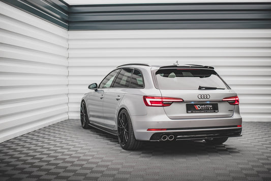Spoiler CAP V.2 für Audi S4 / A4 S-Line Avant B9  Carbon Look