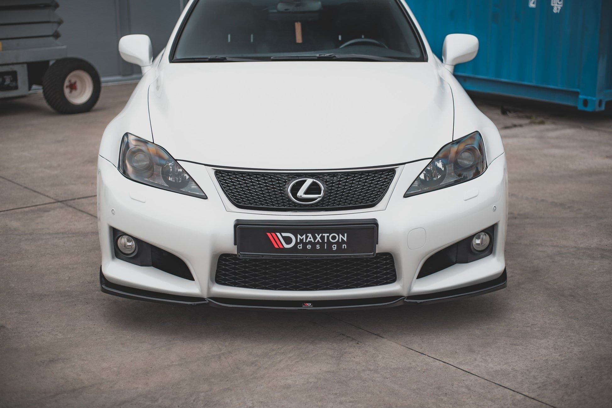 Front Ansatz V.2 für Lexus IS F Mk2 schwarz matt