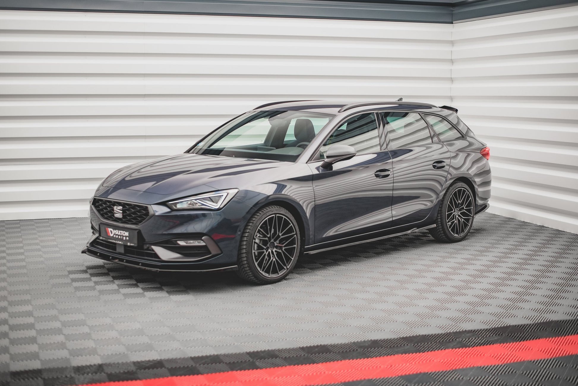 Seitenschweller Ansatz für V.1 für Seat Leon FR Mk4 / Cupra Leon  Carbon Look