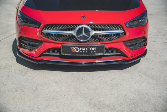 Front Ansatz V.1 für Mercedes-Benz CLA A35 AMG / AMG-Line C118 Carbon Look
