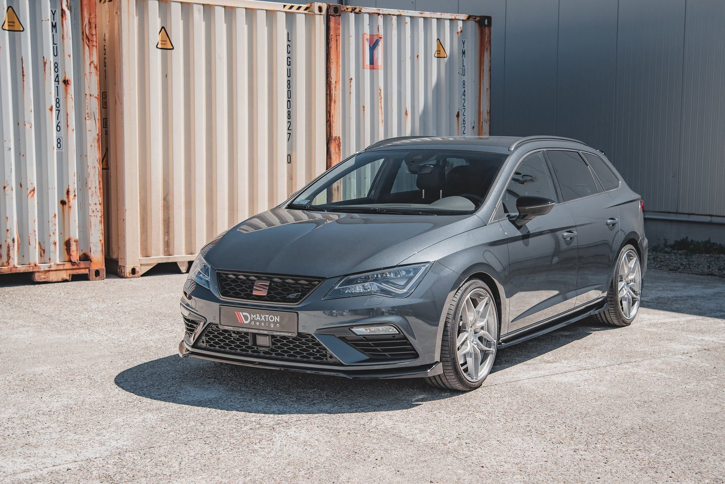 Front Ansatz V.7 für Seat Leon Cupra / FR Mk3 FL Carbon Look