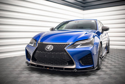 Front Ansatz V.1 für Lexus GS F Mk4 Facelift schwarz Hochglanz