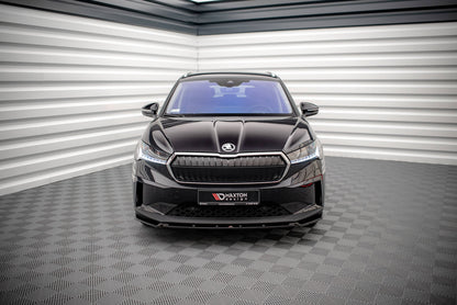 Front Ansatz V.2 für Skoda Enyaq iV Carbon Look