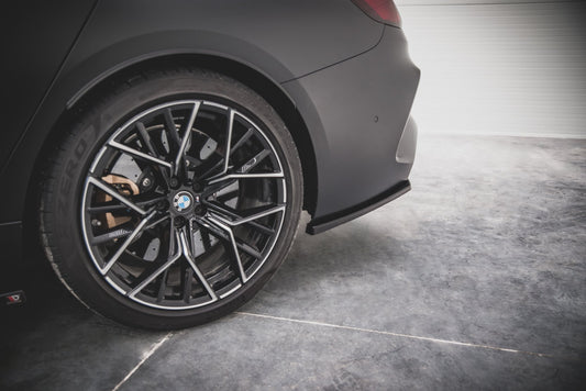 Heck Ansatz Flaps Diffusor V.2 für BMW M8 Gran Coupe F93 schwarz matt