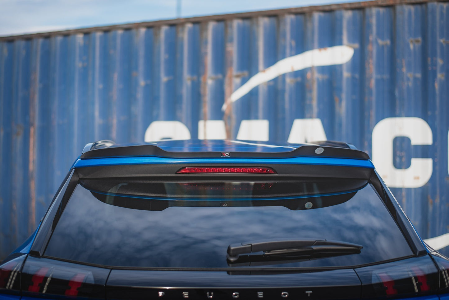 Spoiler CAP für Peugeot 2008 Mk2 Carbon Look