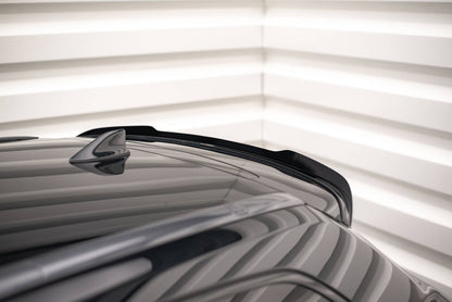 Spoiler CAP für Toyota Avensis Mk3 Facelift Wagon schwarz Hochglanz