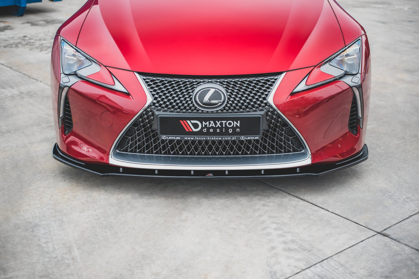 Front Ansatz V.1 für Lexus LC 500 schwarz Hochglanz