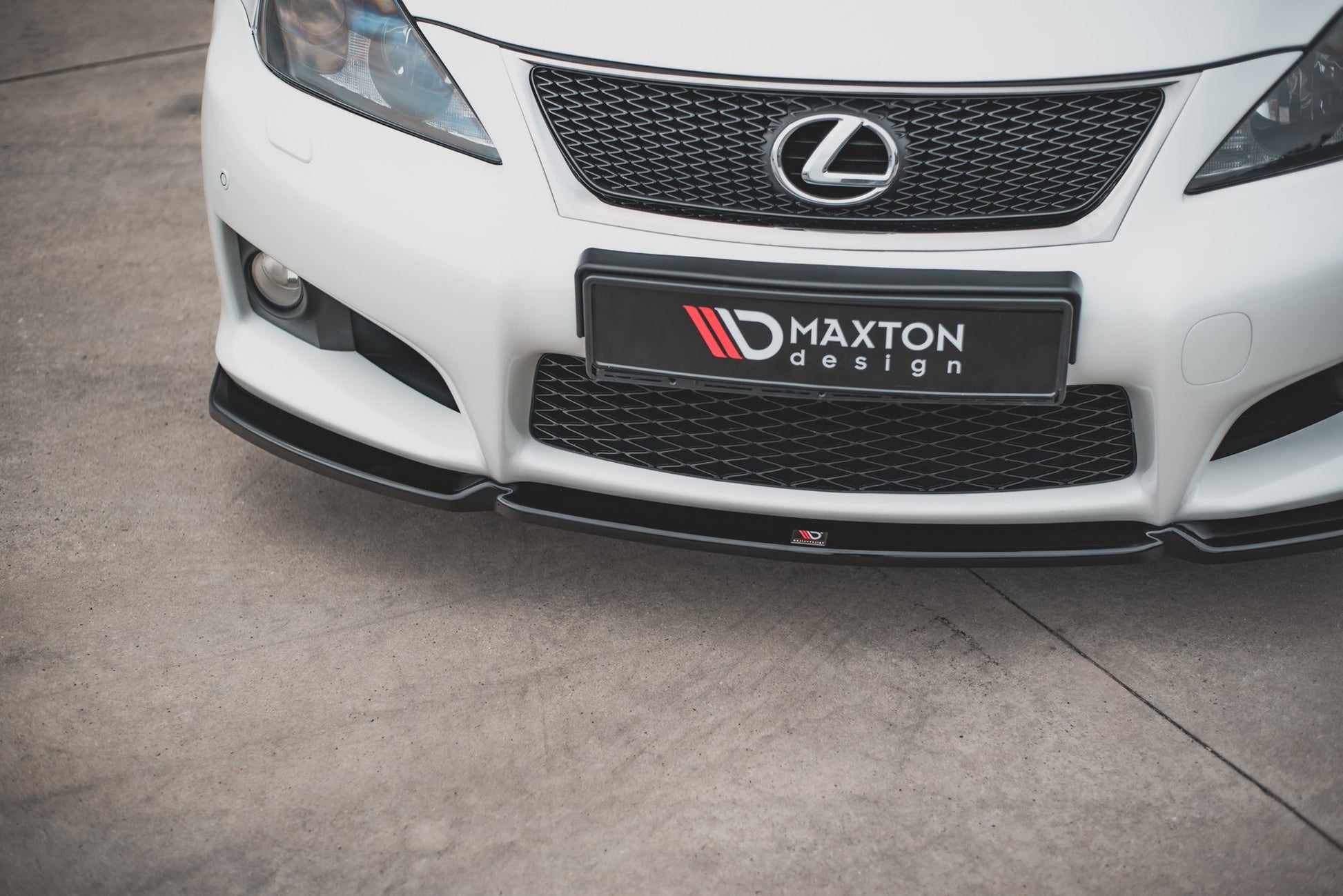 Front Ansatz V.1 für Lexus IS F Mk2 schwarz matt