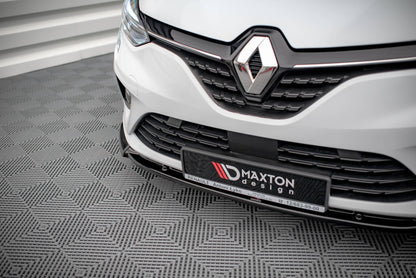 Front Ansatz V.2 für Renault Clio Mk5 schwarz Hochglanz