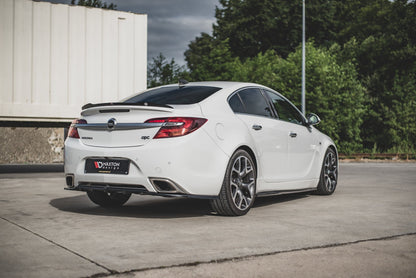 Mittlerer Diffusor Heck Ansatz DTM Look für Opel Insignia Mk. 1 OPC Facelift Carbon Look