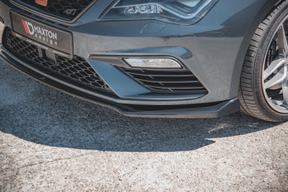 Front Ansatz V.7 für Seat Leon Cupra / FR Mk3 FL Carbon Look