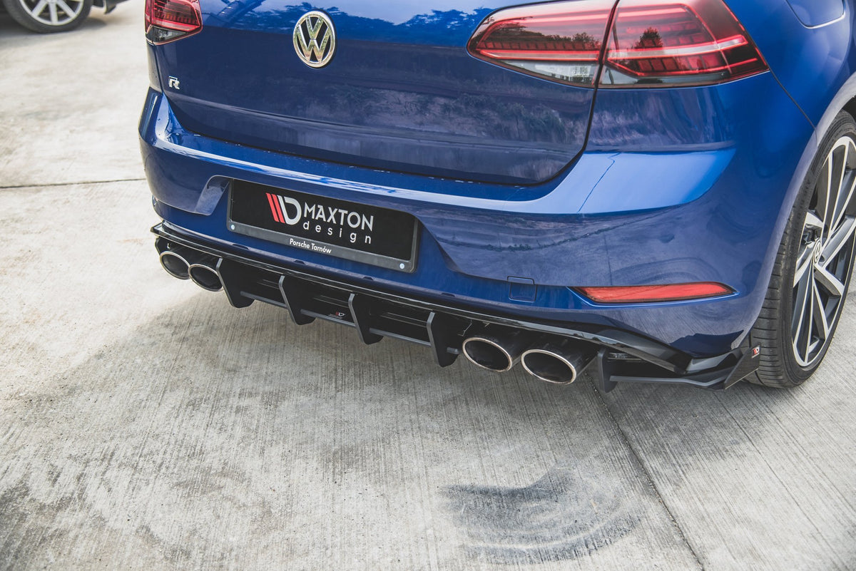Robuste Racing Heckschürze für VW Golf 7 R Facelift