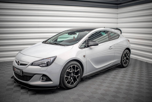 Side Flaps Opel Astra GTC OPC-Line J schwarz Hochglanz