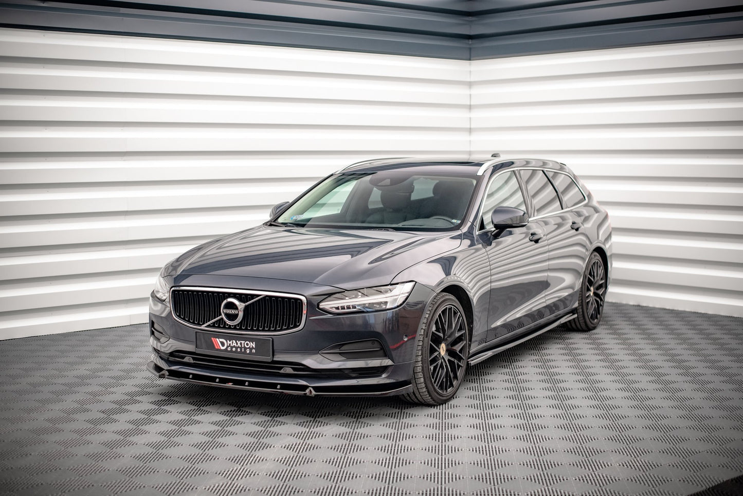 Front Ansatz V.2 für Volvo V90 Mk2 Carbon Look