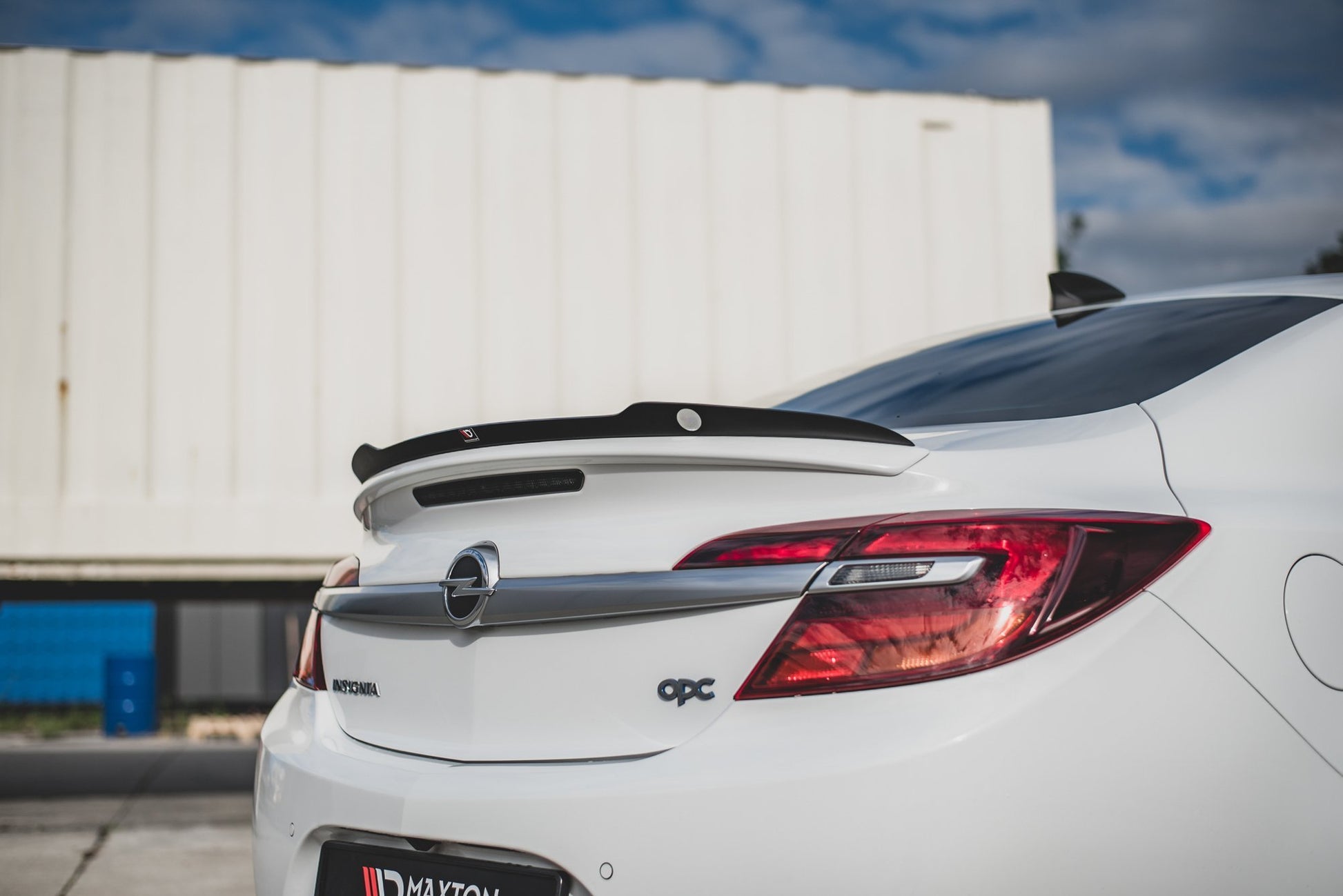 Spoiler CAP für Opel Insignia Mk. 1 OPC Facelift schwarz matt