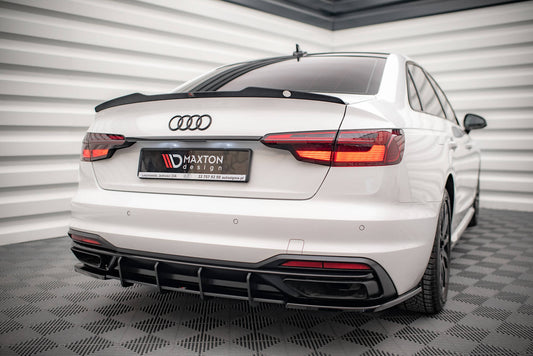 Spoiler CAP für Audi A4 Limousine B9 Facelift Carbon Look
