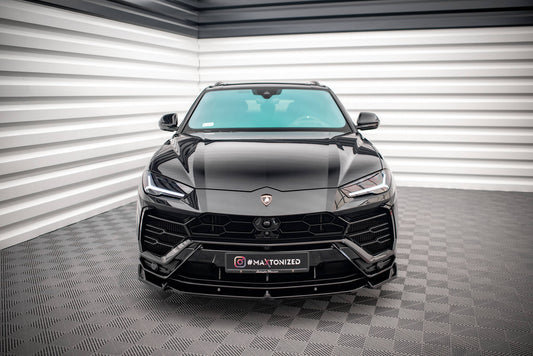 Front Ansatz V.1 für Lamborghini Urus Mk1 schwarz Hochglanz