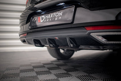 Diffusor Heck Ansatz für Renault Talisman schwarz matt