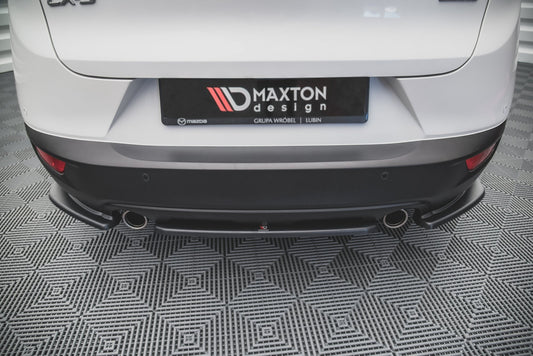 Mittlerer Diffusor Heck Ansatz für Mazda CX-3  Carbon Look