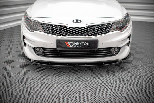 Front Ansatz V.1 für Kia Optima Mk4 schwarz Hochglanz