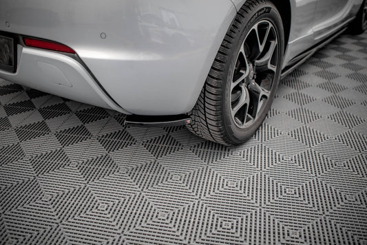 Heck Ansatz Flaps Diffusor für Opel Astra GTC OPC-Line J Carbon Look