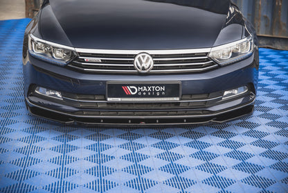Front Ansatz V.1 für Volkswagen Passat B8 schwarz matt