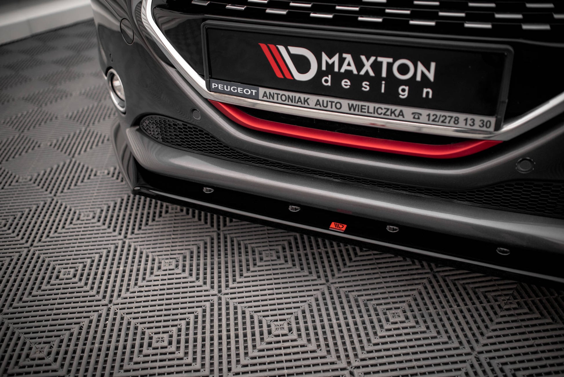 Front Ansatz V.1 für Peugeot 208 GTi Mk1 Carbon Look