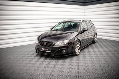 Front Ansatz V.2 für Seat Exeo schwarz Hochglanz