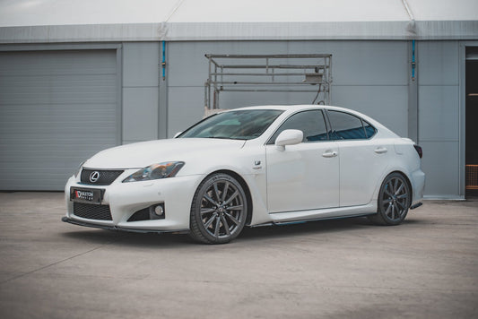 Seitenschweller Ansatz für Lexus IS F Mk2 schwarz matt