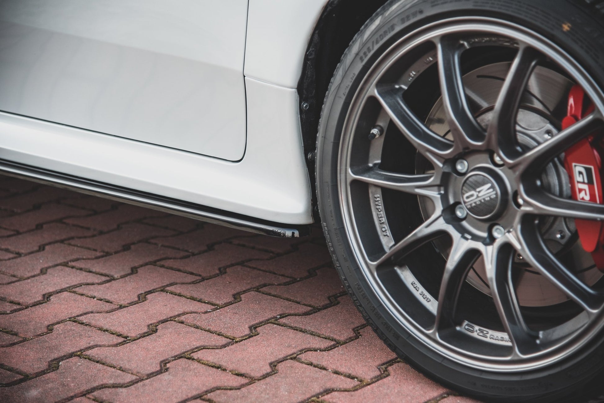 Seitenschweller Ansatz für V.1 für Toyota GR Yaris Mk4 Carbon Look