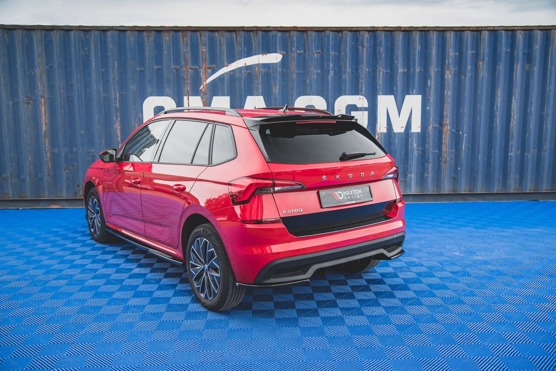 Spoiler CAP für Skoda Kamiq Carbon Look