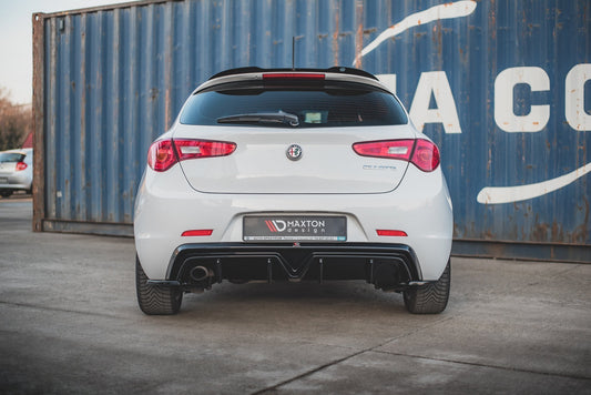 Diffusor Heck Ansatz für Alfa Romeo Giulietta Facelift (Einzelauspuffversion)
