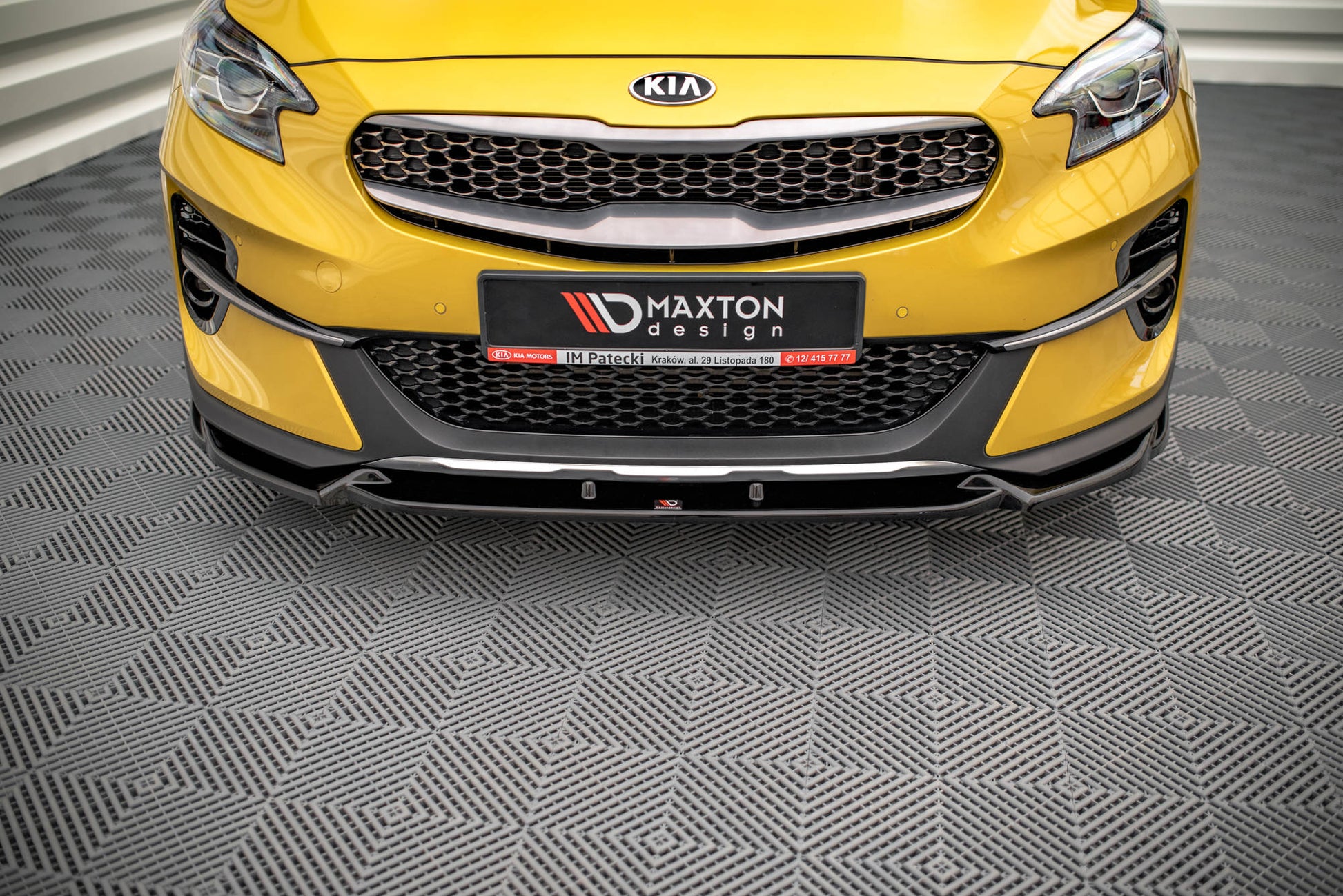 Front Ansatz für Kia XCeed Mk1 schwarz matt