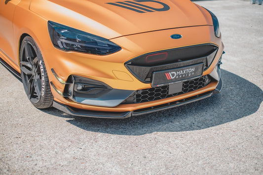 Front Ansatz V.7 für Ford Focus ST / ST-Line Mk4 schwarz matt