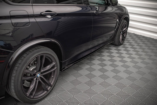 Seitenschweller Ansatz für BMW X5 M F15 Carbon Look