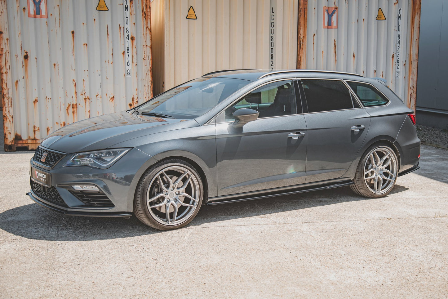 Seitenschweller Ansatz für V.5 Seat Leon Cupra / FR Mk3 FL Carbon Look
