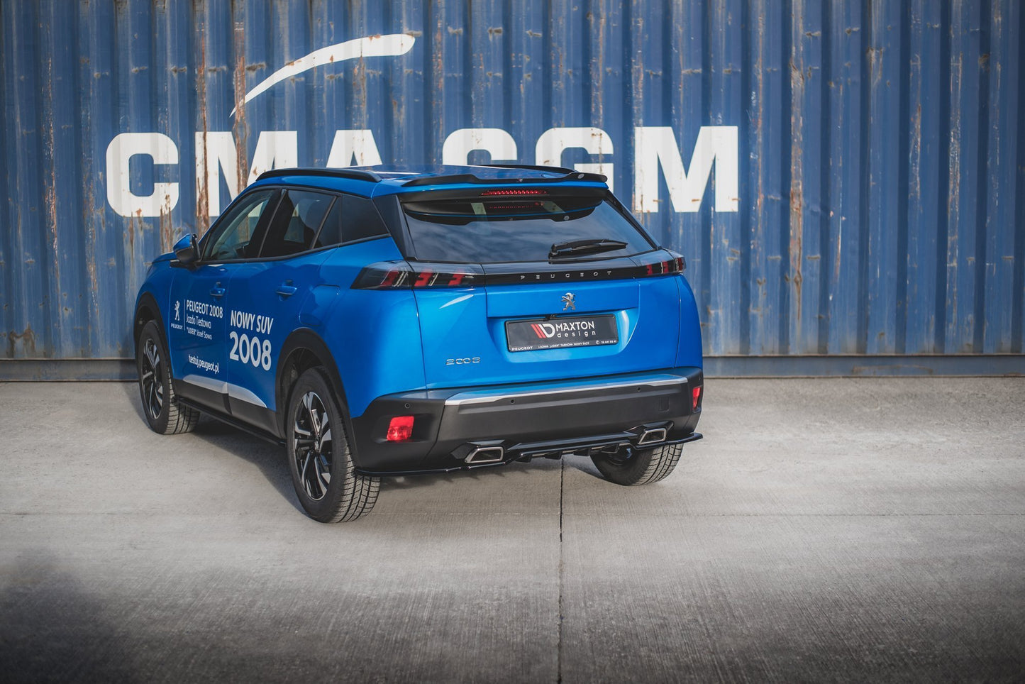 Spoiler CAP für Peugeot 2008 Mk2 Carbon Look