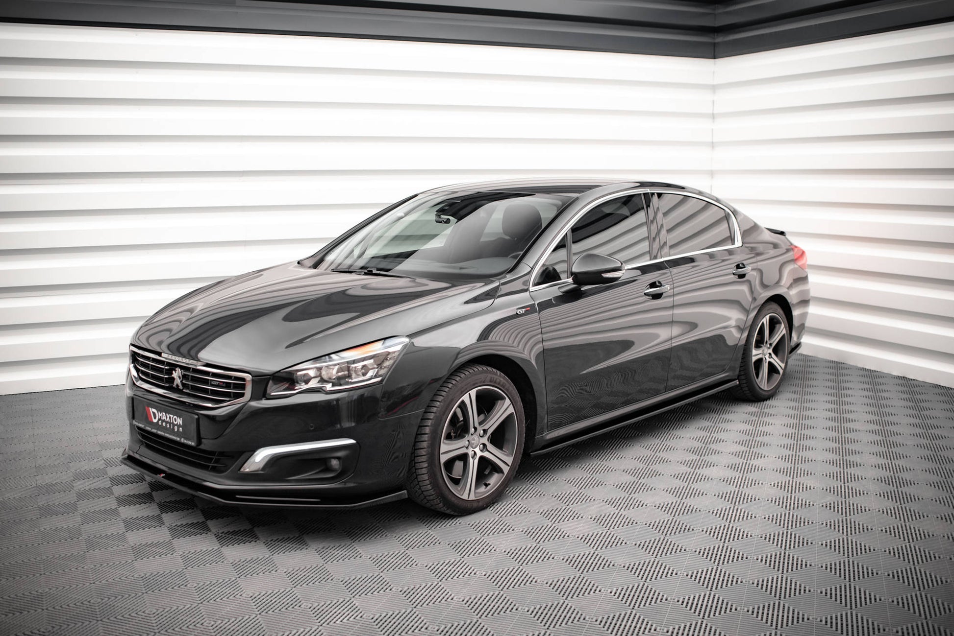 Seitenschweller Ansatz für Peugeot 508 GT Mk1 Facelift Carbon Look