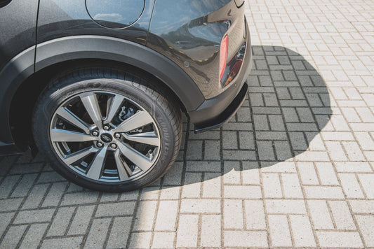 Mittlerer Diffusor Heck Ansatz für Ford Puma schwarz matt