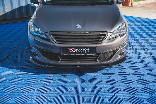 Front Ansatz V.2 für Peugeot 308 Mk2 Facelift Carbon Look