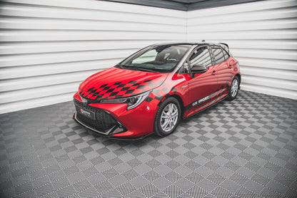 Seitenschweller Ansatz für Toyota Corolla GR Sport Hatchback XII schwarz Hochglanz