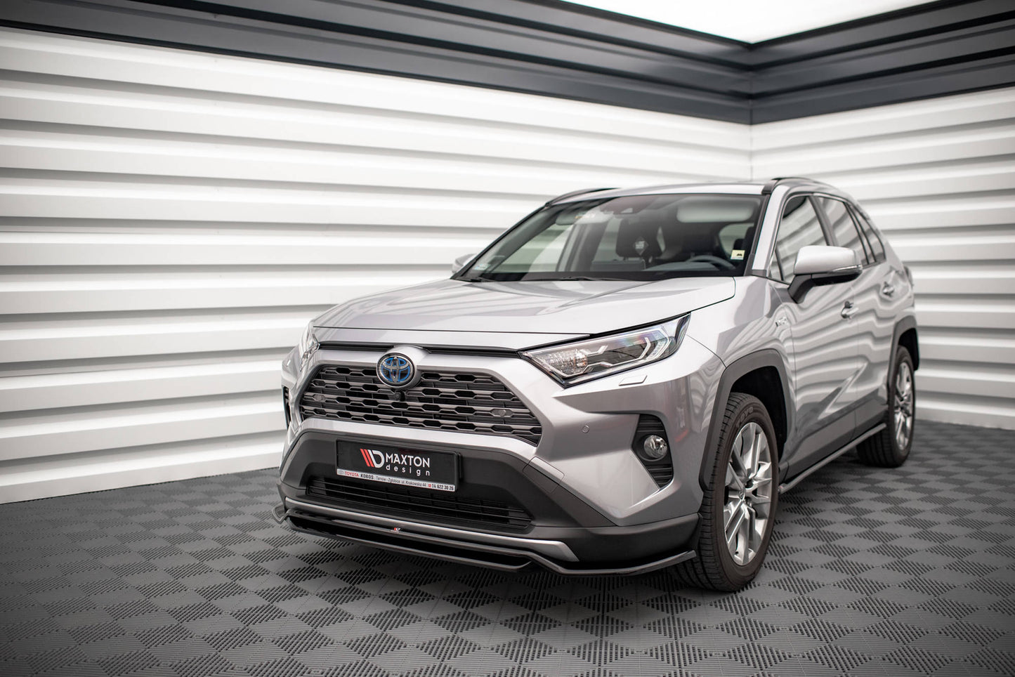 Front Ansatz für Toyota RAV4 Mk5 Carbon Look