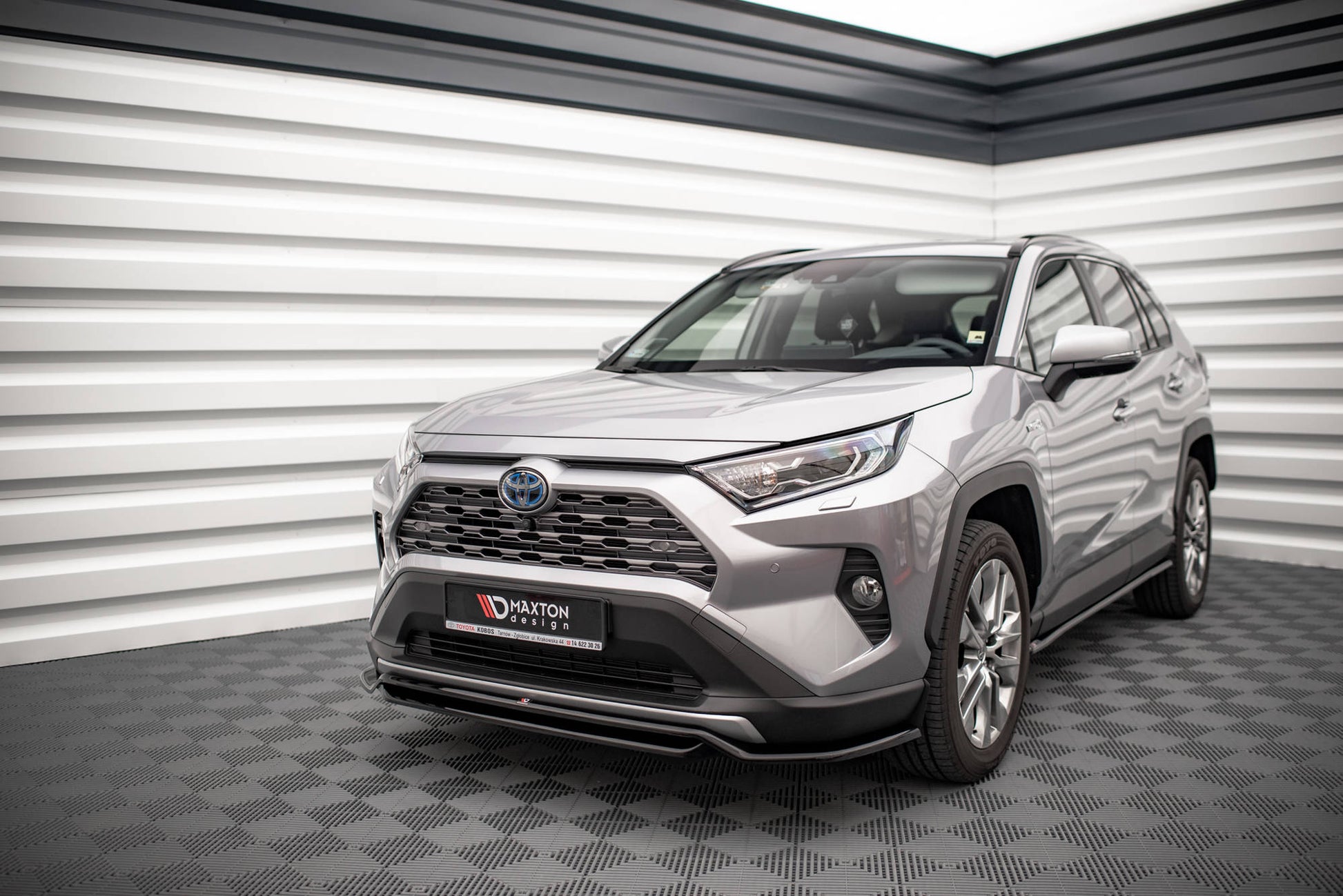 Front Ansatz für Toyota RAV4 Mk5 Carbon Look