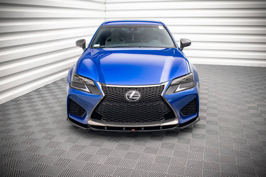 Front Ansatz V.2 für Lexus GS F Mk4 Facelift schwarz Hochglanz