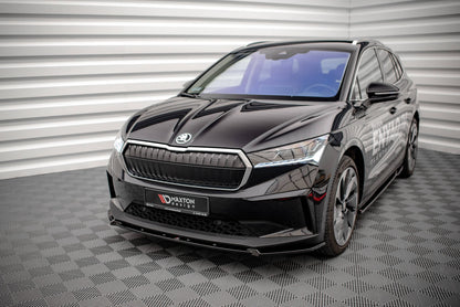 Front Ansatz V.2 für Skoda Enyaq iV Carbon Look