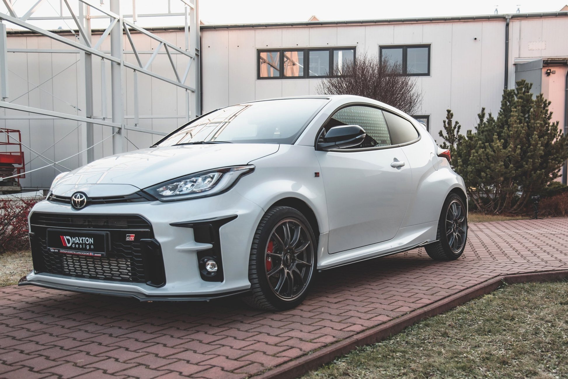 Seitenschweller Ansatz für V.1 für Toyota GR Yaris Mk4 Carbon Look